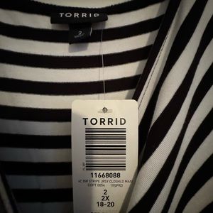 Torrid Maxi Dress with cold shoulder